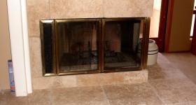 Simple fireplace design