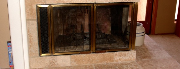 Simple fireplace design
