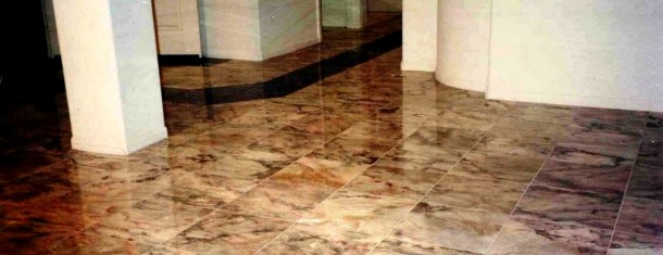 Marble floor