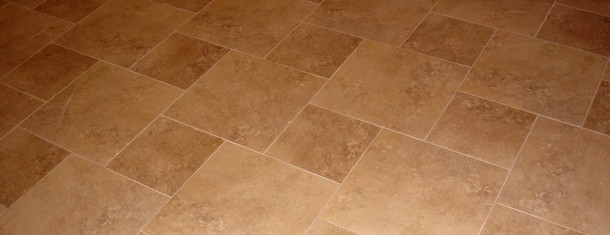 Tiled floor