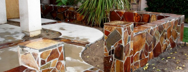 Custom outdoor wall