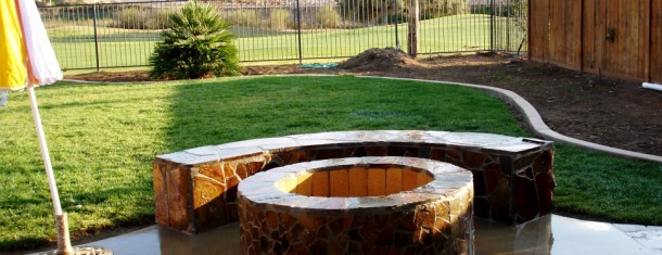 Custom outdoor firepit