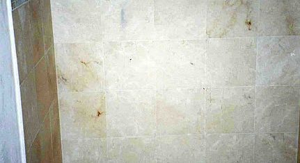 Custom shower with mosiac tiles